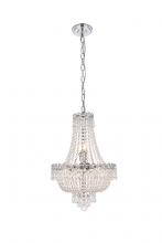 Elegant V1900D16C/RC - Century 8 light Chrome Pendant Clear Royal Cut Crystal
