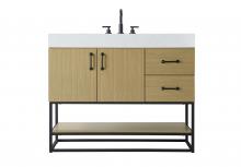 Elegant VF29242MHB - Vanity Cabinet 2Dr 2Dw 42x21.5x34 Honey Brown