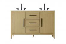 Elegant VF29354DMHB - Vanity Cabinet 2Dr 3Dw 54x21.5x35 Honey Brown