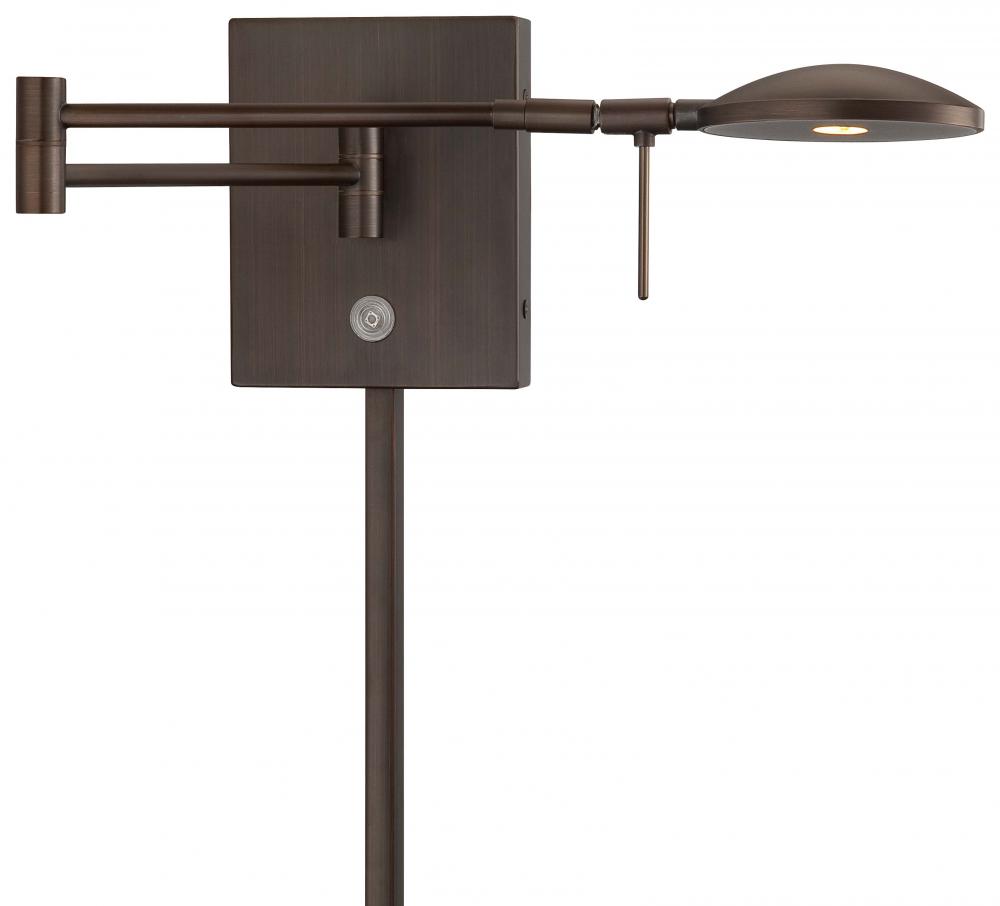 George's Reading Room™ - LED Swing Arm Wall Lamp