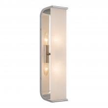 Alora Lighting WV327019PNAR - Abbott 19-in Polished Nickel/Alabaster 2 Lights Wall/Vanity