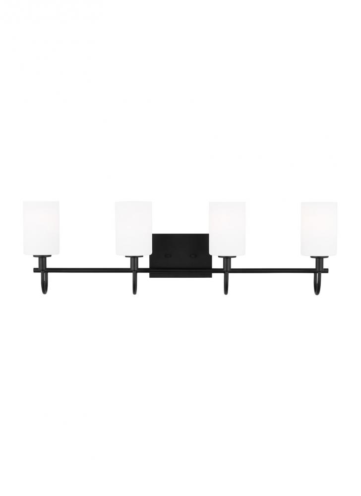 Oak Moore Four Light Wall / Bath