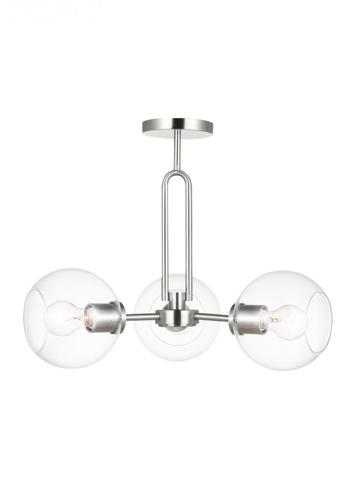 Codyn Three Light Semi-Flush Convertible Pendant