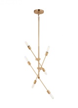 Visual Comfort & Co. Studio Collection 3100506-848 - Axis Six Light Medium Chandelier