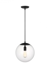 Visual Comfort & Co. Studio Collection 6701801-112 - Leo - Hanging Globe Large One Light Pendant with Clear Seeded Glass