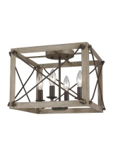 Visual Comfort & Co. Studio Collection 7526304-872 - Thornwood Four Light Ceiling Flush Mount