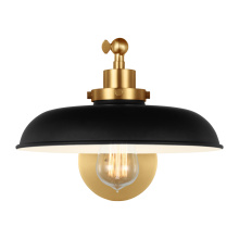 Visual Comfort & Co. Studio Collection CW1141MBKBBS - Wellfleet Single Arm Wide Task Sconce