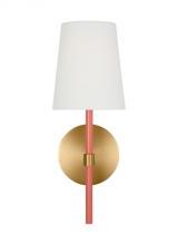Visual Comfort & Co. Studio Collection KSW1081BBSCRL - Monroe Small Single Sconce