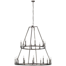Visual Comfort & Co. Studio Collection F3217/20SMS - Landen Extra Large Two-Tier Chandelier