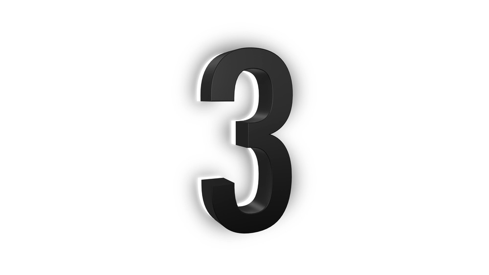 ABS-Polymer 2700K 5 Inch Number 9 Black