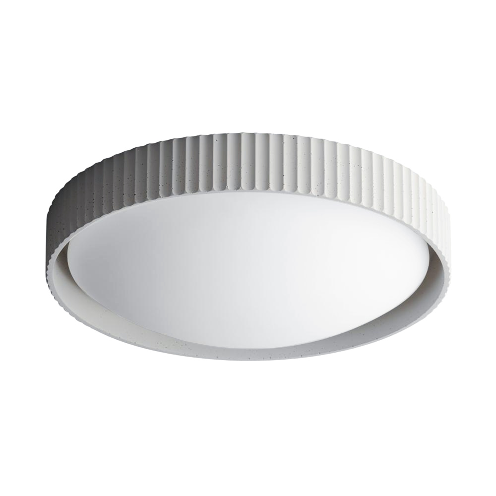 37W Flush Mount, Matte White 3 Colour Change Temperature