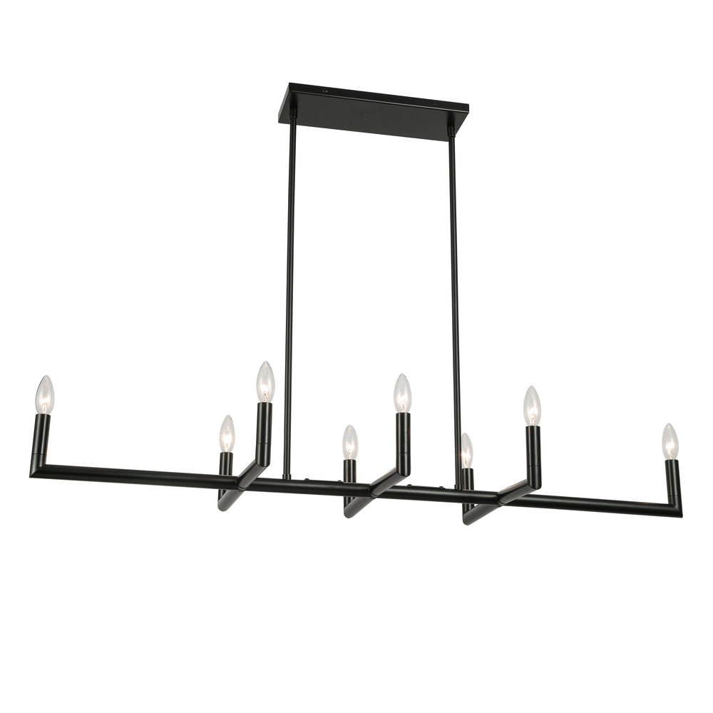 8LT Horiz Chandelier, MB