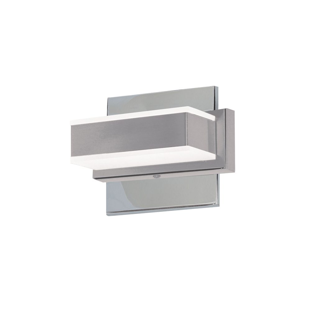 5W Wall Vanity, Polished Chrome Finish