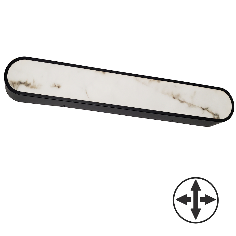 40W Wall Sconce, MB w/ Alabaster Diffuser