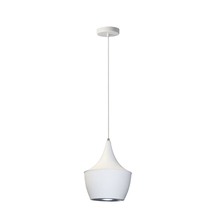 Dainolite HKI-91P-WH - 1LT Pendant, Aluminum