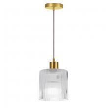 Dainolite NAD-71P-AGB-FL - 1LT Pendant, AGB w/ FL Glass