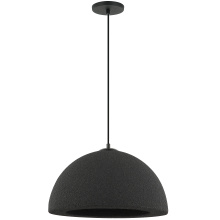 Dainolite REE-161P-MB - 1 Light Pendant, Matte Black