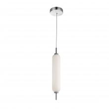 Dainolite TYA-141LEDP-PC - 10W Pendant, PC w/ WH Opal Glass