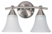 Canarm IVL221A02BPT - Grace 2 Light Vanity, Pewter Finish