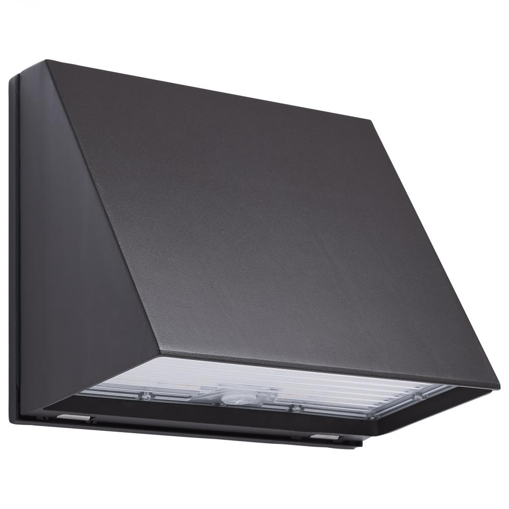 80/100/120 Watt LED Cutoff Wall Pack; 3K/4K/5K CCT; Field Selectable; Bronze; 120-347 Volt