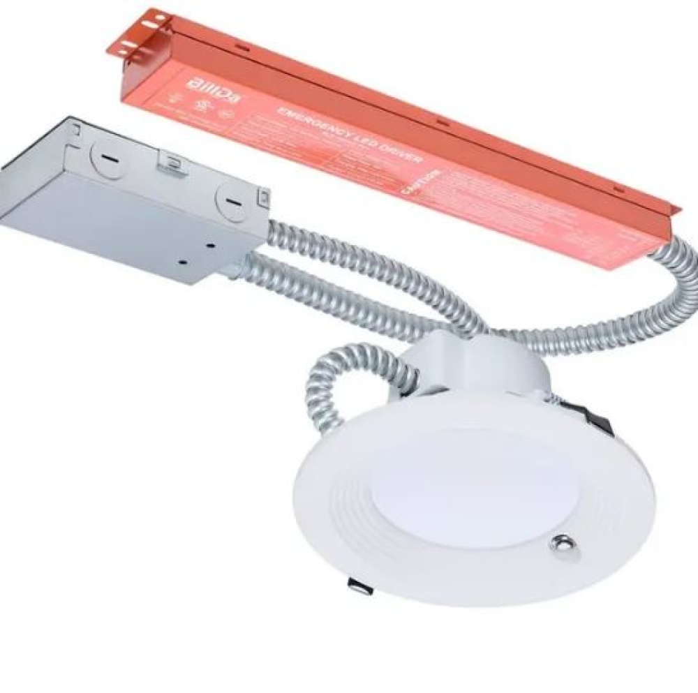 20.5W Field Selectable LED 6-Inch Commercial Downlight; Dual Dimming; Integrated Emergency Driver;