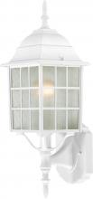 NUVO 60/3477 - Adams - 1 Light - 18" Outdoor Wall with Frosted Glass; Color retail packaging