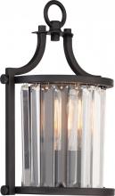 NUVO 60/5776 - Krys- 1 Light Crystal Accent Wall Sconce - Aged Bronze Finish
