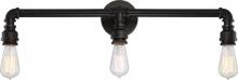 NUVO 60/5793 - Iron - 3 Light Vanity- Industrial Bronze Finish