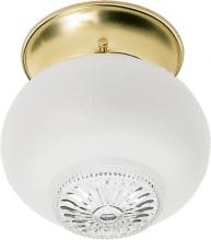 NUVO 60/6029 - 1 Light - 6" - Ceiling Fixture - Clear Bottom Squat Ball; Color retail packaging