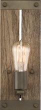 NUVO 60/6427 - Winchester - 1 Light Wall Sconce with Aged Wood - Bronze Finish