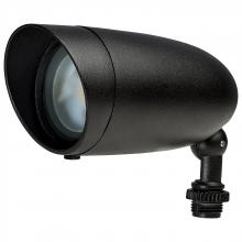 NUVO 62/1198 - LED Landscape Flood; 9 Watt; Matte Black Finish; 3000K; 120 Volt