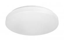 NUVO 62/1213 - 14 inch; Acrylic Round; Flush Mounted; LED Light Fixture; CCT Selectable with Microwave Sensor ;