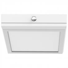 NUVO 62/1714/EM - Blink Pro; EM Battery Backup; 7 Inch; Square Shape; White Finish