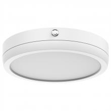 NUVO 62/1720/EM - Blink Pro; EM Battery Backup; 9 Inch; Round Shape; White Finish