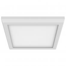 NUVO 62/1734 - Blink Pro - 11 Watt; 7 Inch; LED Fixture; Square Shape; 4000K; White Finish; 120/277 Volts