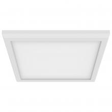 NUVO 62/1744 - Blink Pro - 13 Watt; 9 Inch; LED Fixture; Square Shape; 4000K; White Finish; 120/277 Volts