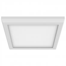 NUVO 62/1749 - BLINK Pro; 11 Watt; 7 Inch LED Fixture; 4000K; Square Shape; White Finish; 120/277 Volts