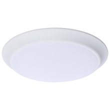 NUVO 62/1811R1 - 10 Inch LED Disk Light; 27K/3K/35K/4K/5K CCT Selectable; White Finish