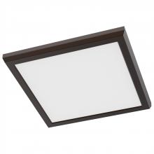 NUVO 62/1926 - Blink Performer - 11 Watt LED; 9 Inch Square Fixture; Bronze Finish; 5 CCT Selectable