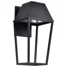 NUVO 62/2312 - Colt; 10 Watt; LED Large Outdoor Lantern; Matte Black Finish