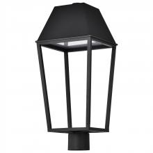 NUVO 62/2313 - Colt; 10 Watt; LED Outdoor Post Lantern; Matte Black Finish