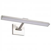 NUVO 62/2326 - Hazel; 2 Foot LED Picture Light; 3 CCT Selectable; Brushed Nickel Finish; Acrylic Lens