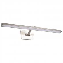 NUVO 62/2331 - Hazel; 3 Foot LED Picture Light; 3 CCT Selectable; Brushed Nickel Finish; Acrylic Lens
