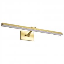 NUVO 62/2332 - Hazel; 3 Foot LED Picture Light; 3 CCT Selectable; Vintage Brass Finish; Acrylic Lens