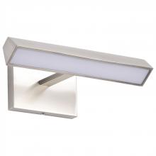 NUVO 62/2336 - Mila; 1 Foot LED Picture Light; 3 CCT Selectable; Brushed Nickel Finish; Acrylic Lens