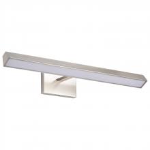 NUVO 62/2341 - Mila; 2 Foot LED Picture Light; 3 CCT Selectable; Brushed Nickel Finish; Acrylic Lens