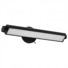 NUVO 62/2355 - Auden; 24 Inch LED Vanity; 3 CCT Selectable; Black Finish; Acrylic Lens