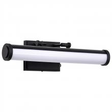 NUVO 62/2365 - Cora; 18 Inch LED Vanity; 3 CCT Selectable; Black Finish; Acrylic Lens