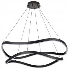 NUVO 62/2421 - Sylas; 36 Inch LED Pendant; Matte Black Finish