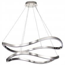 NUVO 62/2431 - Sylas; 36 Inch LED Pendant; Polished Nickel Finish